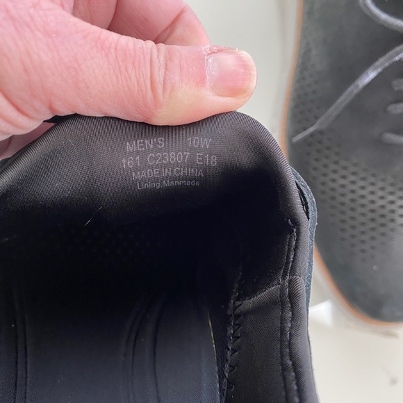 Cole Haan Zerogrand Black Suede Wingtip Oxfords - Picture 11 of 14